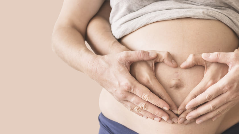 Diástasis abdominal postparto